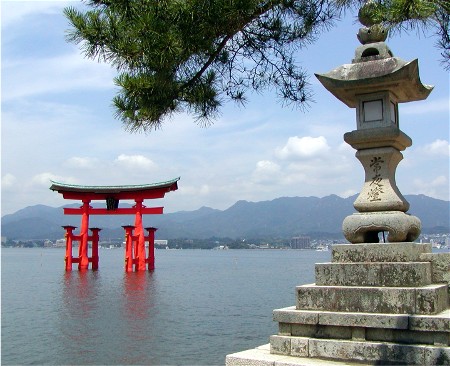 Tori at Itsukushima Shrine